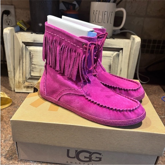 UGG Shoes - New Pink Ugg boots size 5